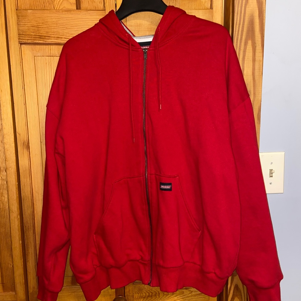 Red Dickies Zip Up